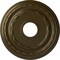 Ekena Millwork Dublin Ceiling Medallion (Fits Canopies up to 8 1/4"), Hnd-Painted Brass, 15 3/8"OD x 3 5/8"ID x 1"P CM15DUBRS - alternate 1
